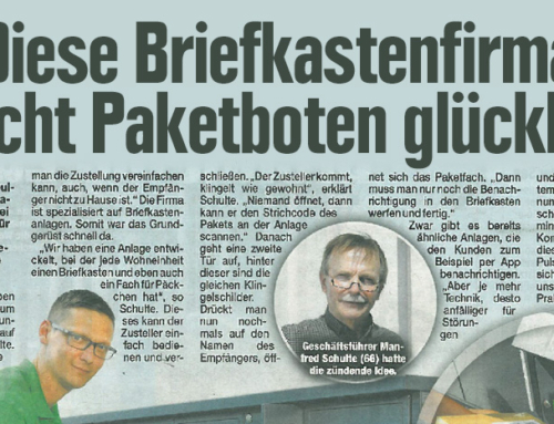 Morgenpost: Allebacker Brief-Paketkasten Kombination „Pafory“